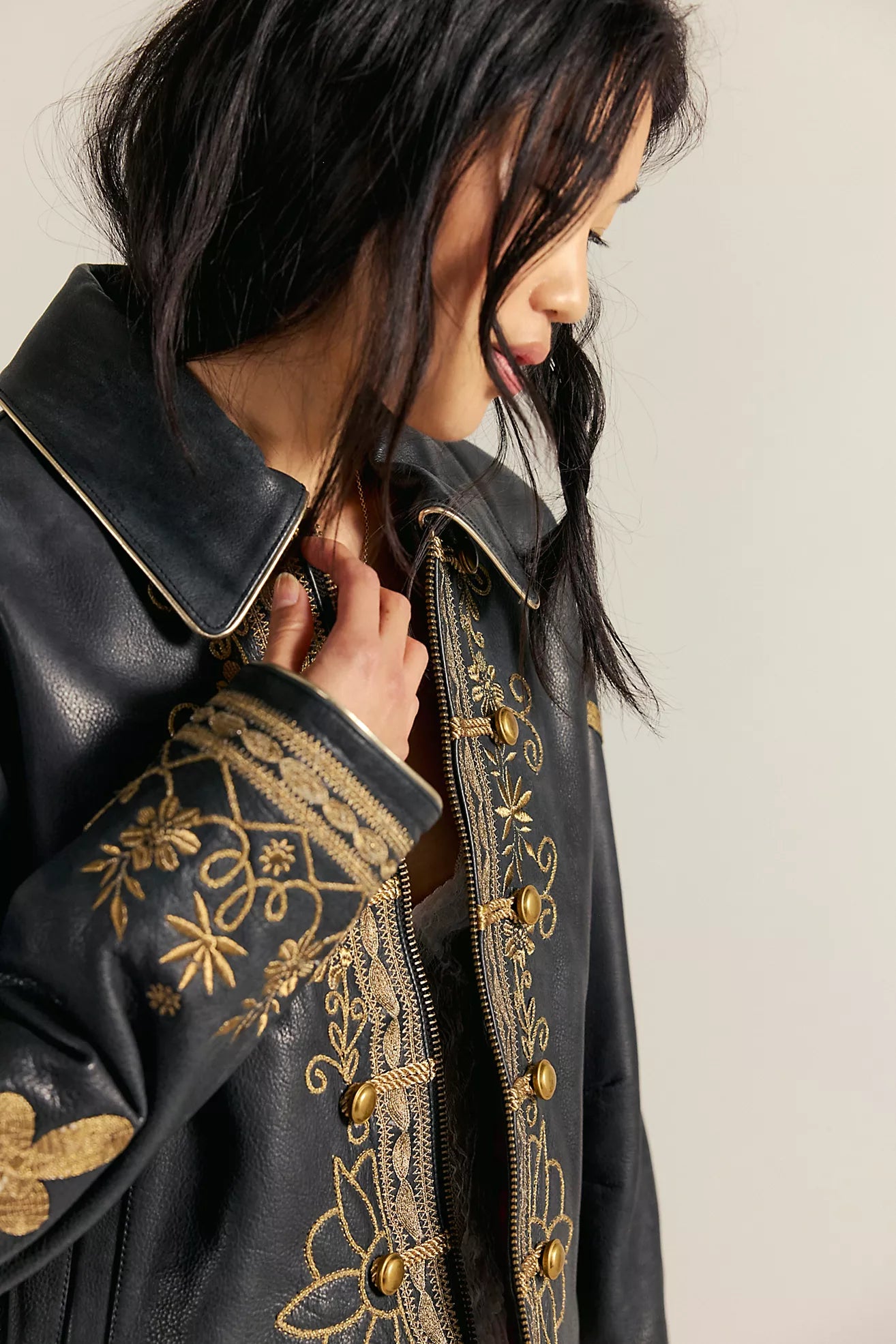 NEW! We The Free Lana Leather Jacket