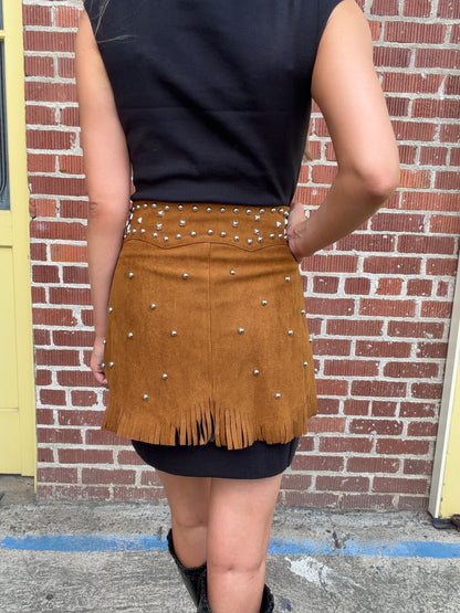 NEW!! "Rodeo Icon" Fringe Chap Belt in Brown