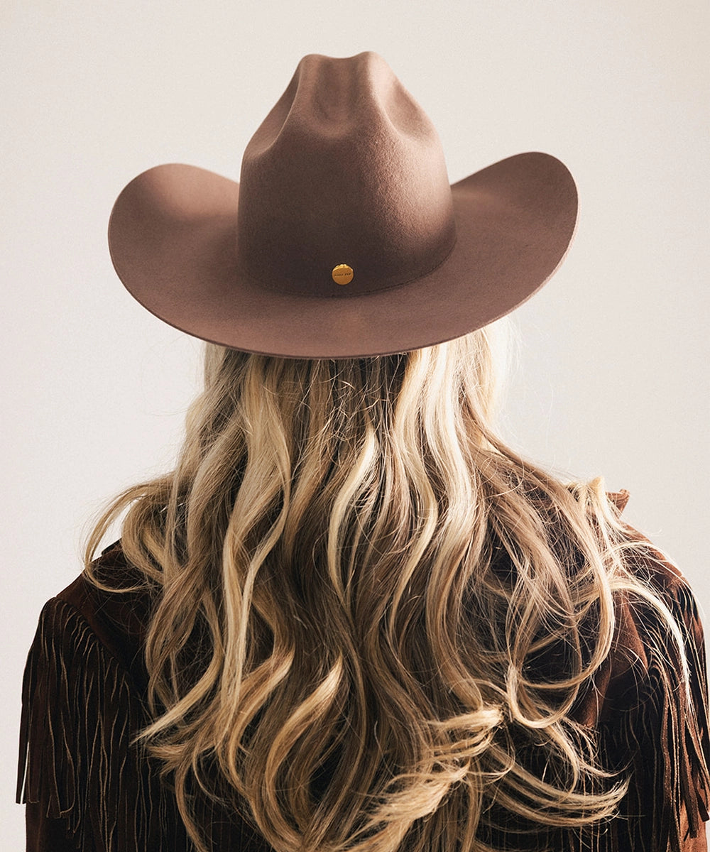 Teddy Cattleman Cowboy Hat in Chocolate
