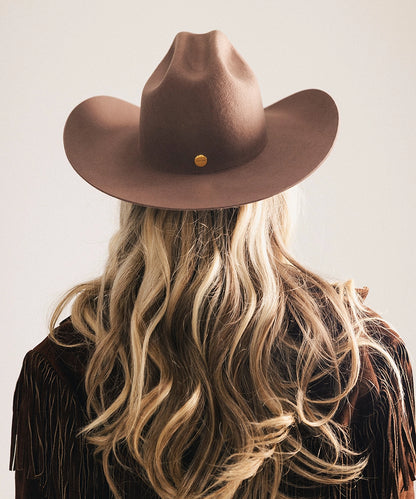 Teddy Cattleman Cowboy Hat in Chocolate