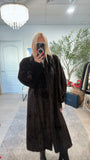 #15 Vintage Mahogany Mink Coat - Size S/M