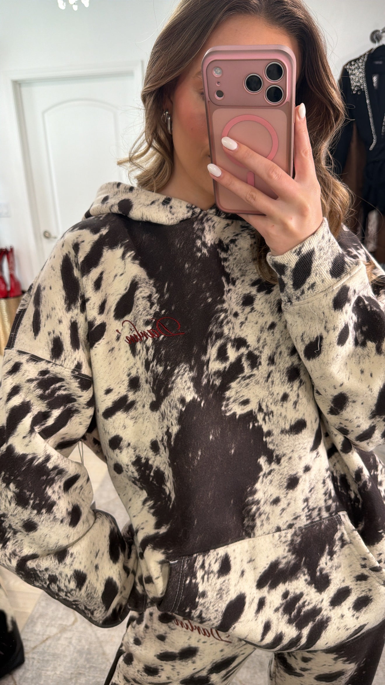 NEW!! Signature Oversized Hoodie in Appaloosa