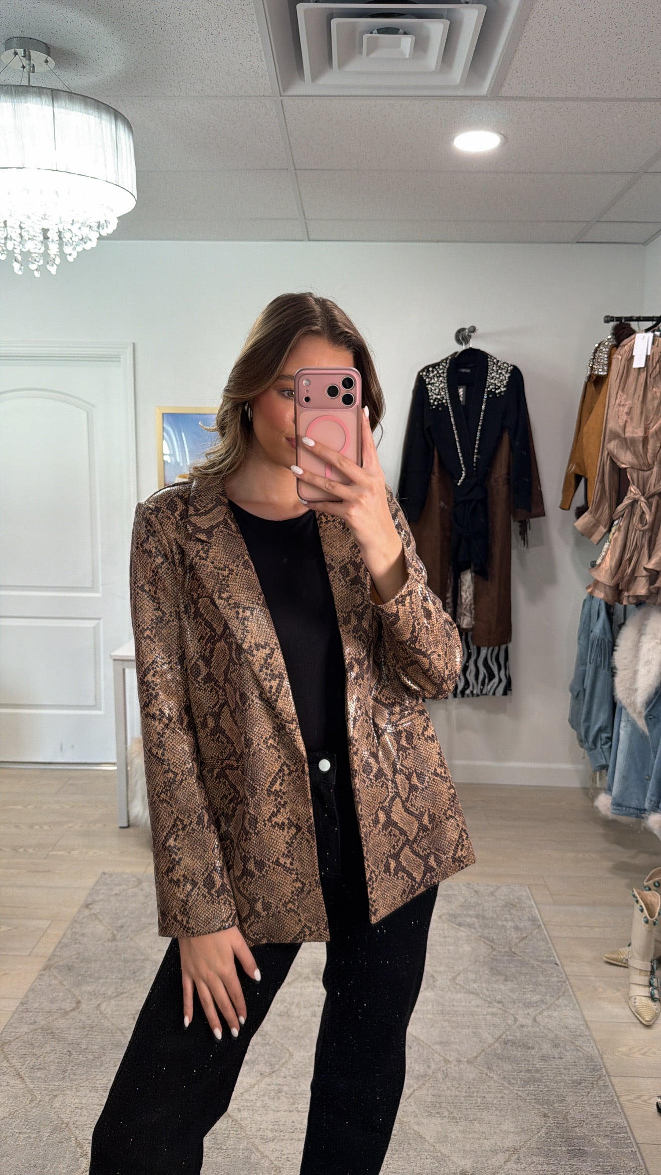 FINAL SALE!! Snakeskin Blazer