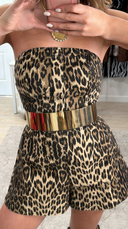 NEW!! The Dallas Cheetah Romper