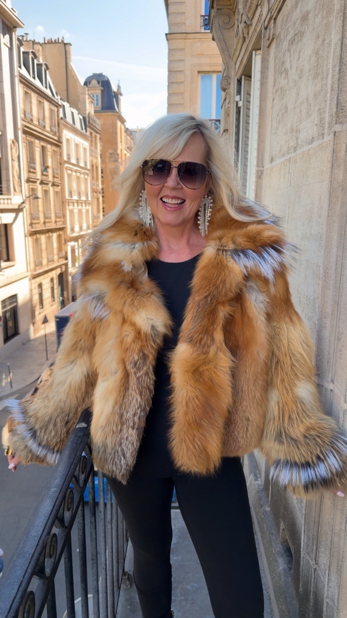 #99 Vintage Red Fox Jacket Size Medium