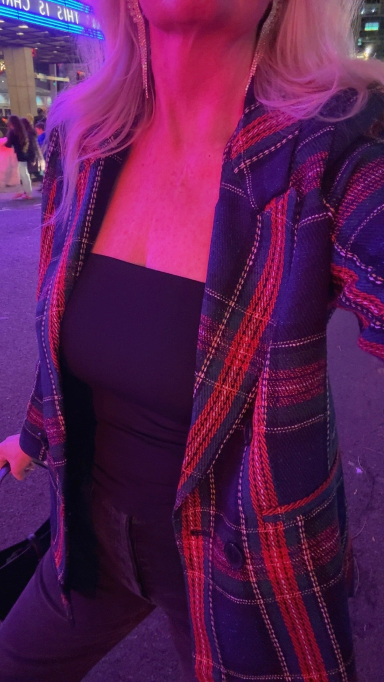 FINAL SALE!! "Park Avenue" Plaid Blazer