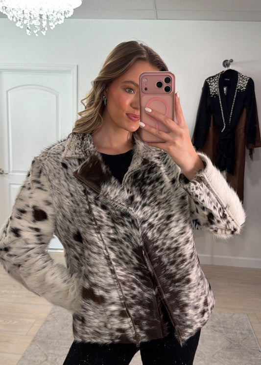NEW!! Cowhide Jacket #4 - Size Medium