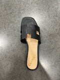 NEW!! The Parker Cut Out Slide in Black