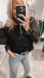 FINAL SALE!! Paris Pearl Chiffon Blouse