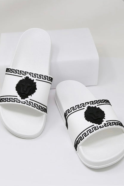 FINAL SALE!!  "It's a Vibe" Slide Sandal in White