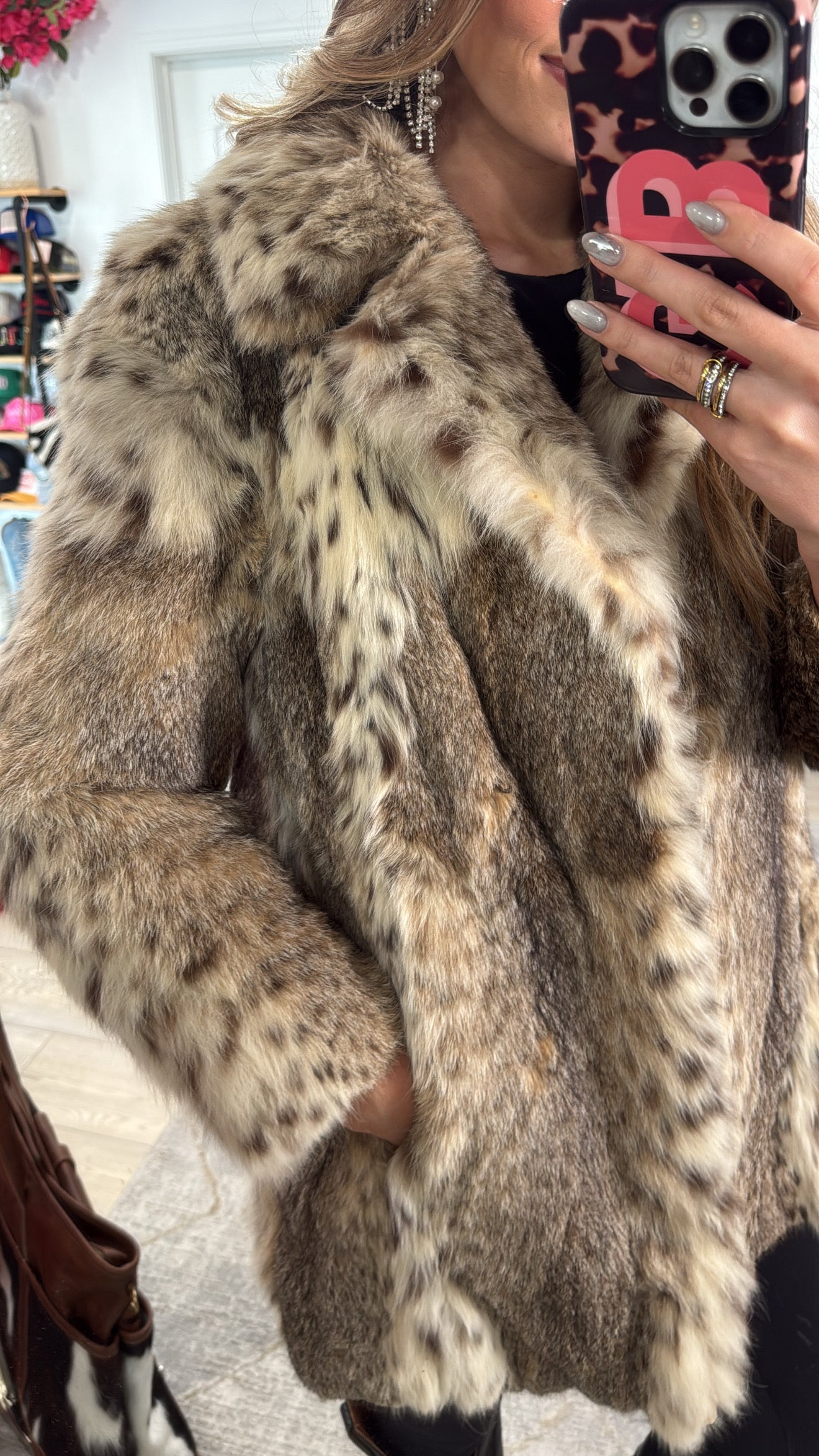 #GB1 Vintage Lynx Fur Jacket