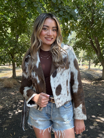 NEW!! Cowhide Jacket #8 - Size Small