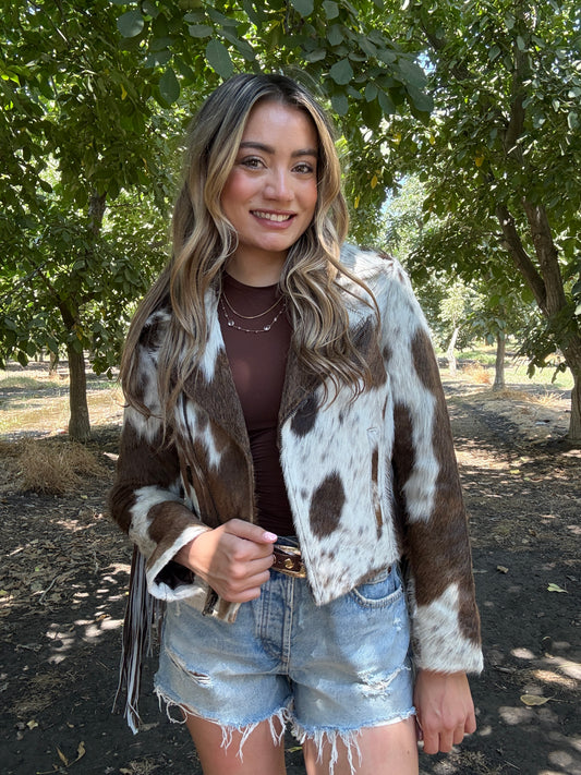 NEW!! Cowhide Jacket #8 - Size Small
