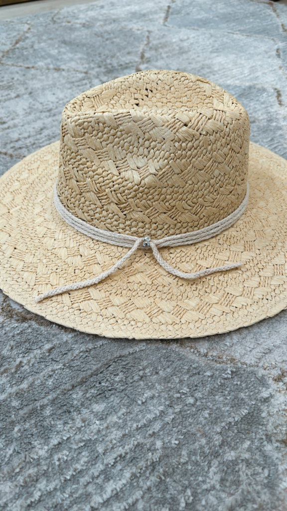 NEW!! "Life's a Breeze" Straw Hat in Light Natural