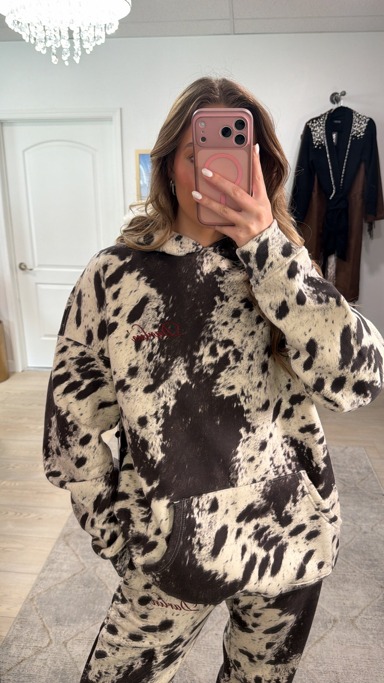 NEW!! Signature Oversized Hoodie in Appaloosa