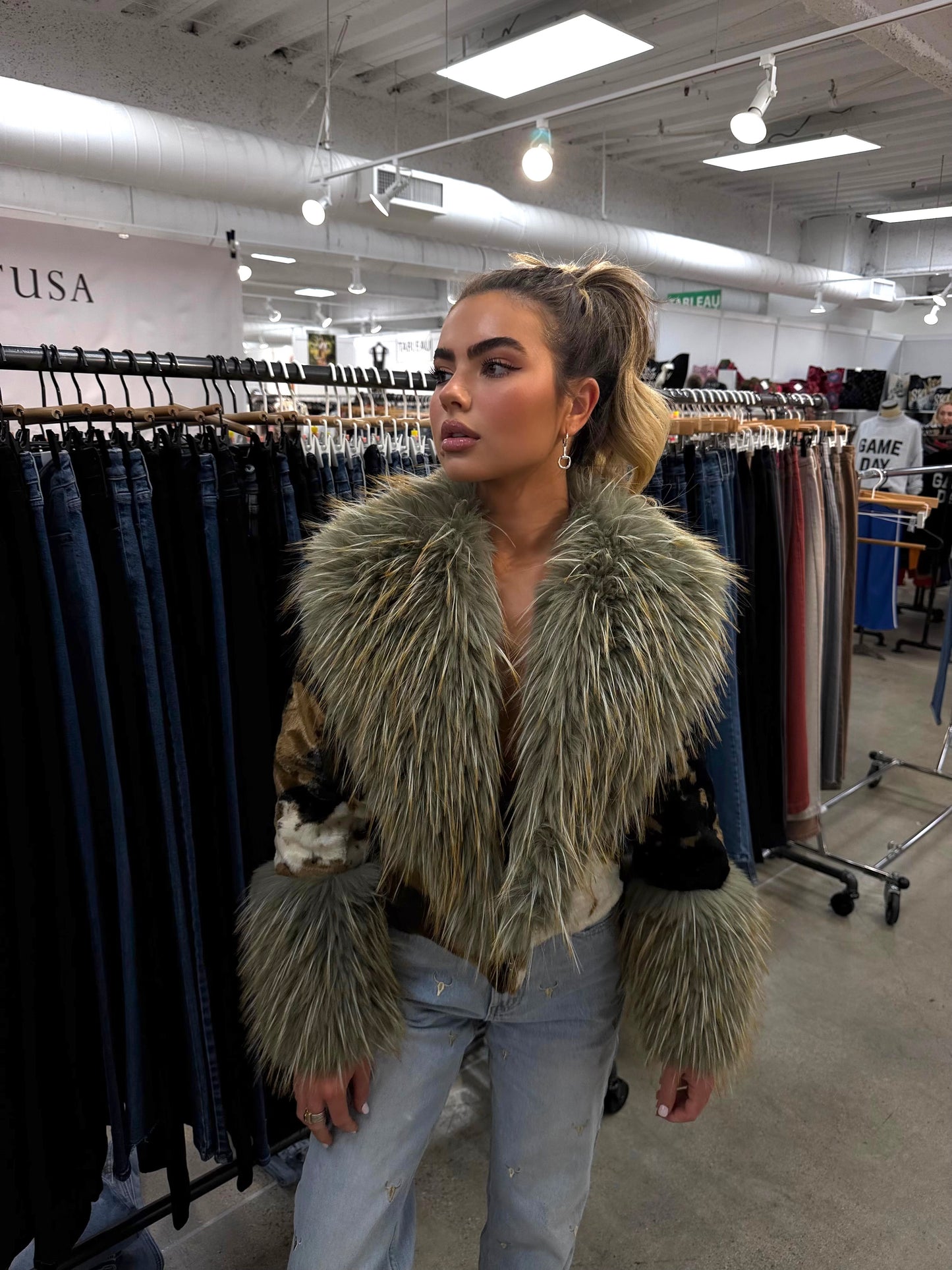 Bree Faux Fur Jacket - PREORDER
