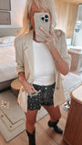 NEW!! Carli Linen Boyfriend Blazer