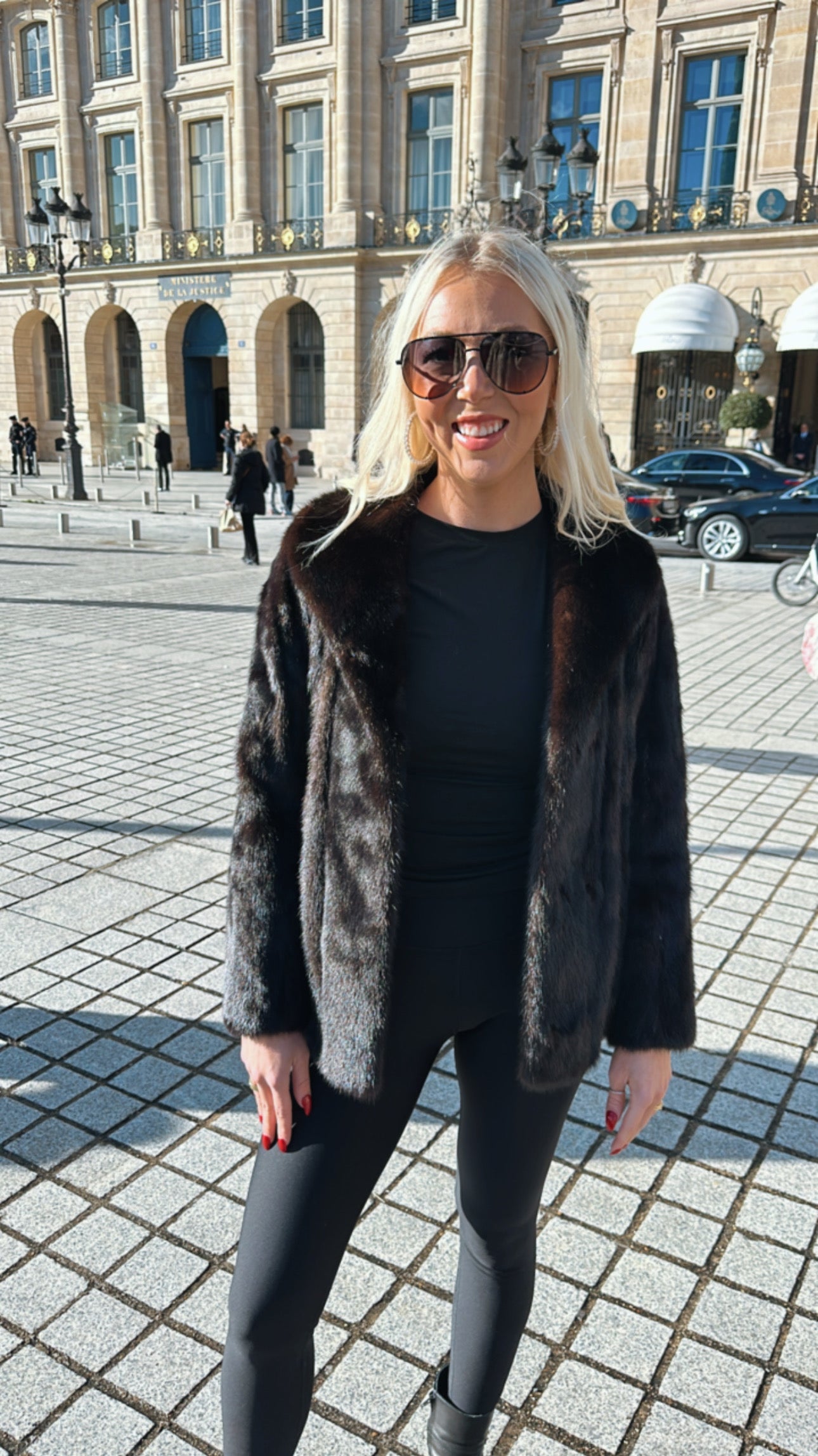 #9 - Vintage Mahogany Mink Jacket, Size Small