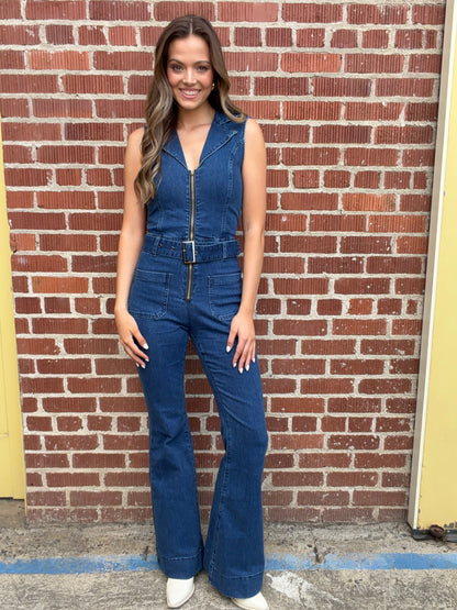 NEW!! "Saddle Up" Denim Jumpsuit