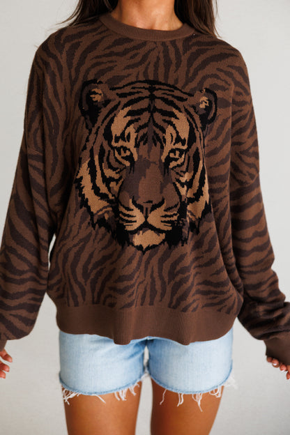 Seasons Sweater in Wild Tiger