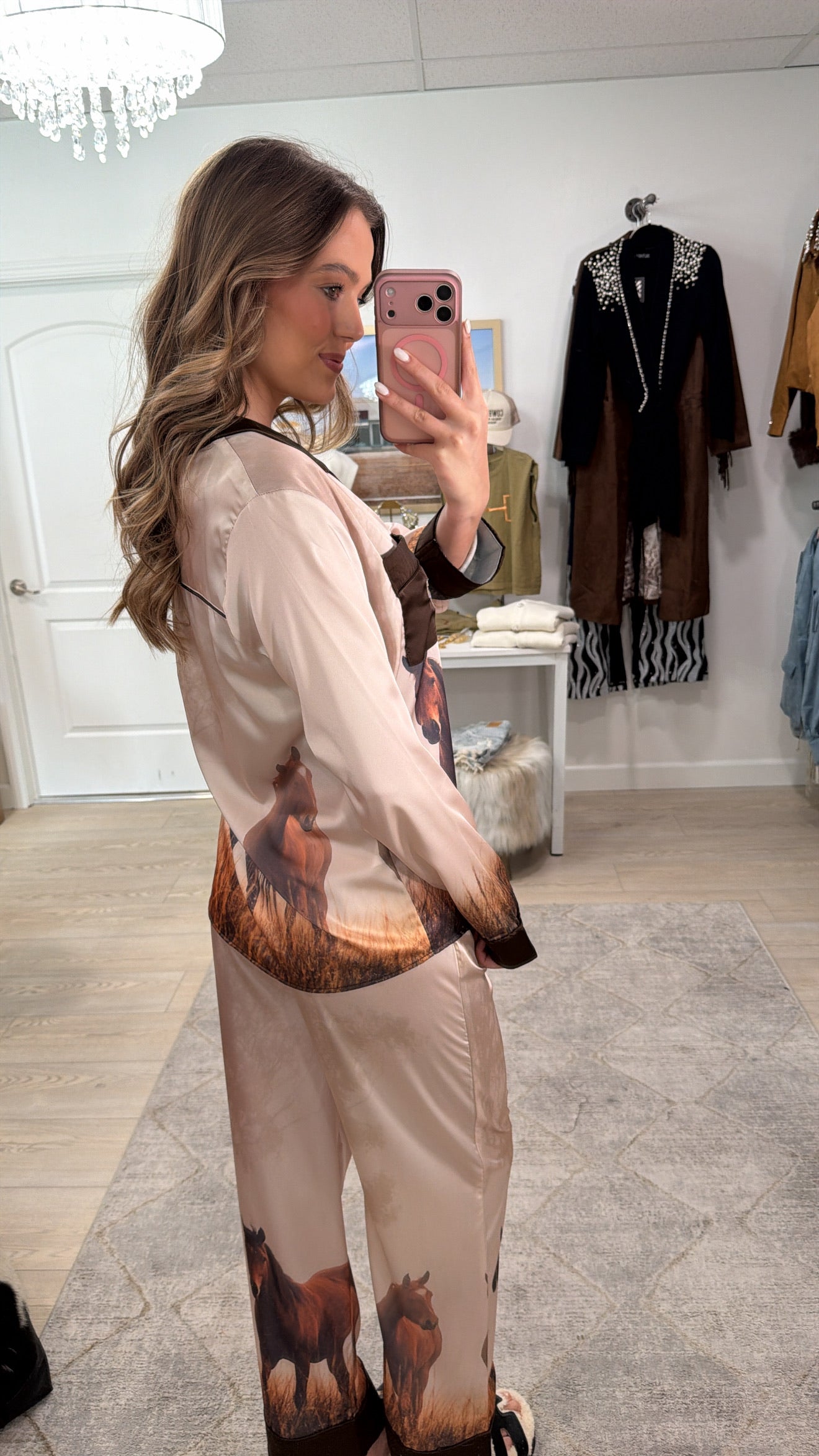 NEW!! Ranch Life Silky PJ Set