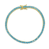 NEW!! Trendsetter Turquoise Tennis Bracelet