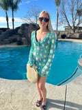 NEW!! Vacay Mini Cover Up in Blue Multi by Show Me Your MuMu