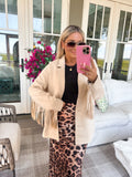 AS SEEN ON WHITNEY RIFE!! Leopard Slim Fit Maxi Skirt