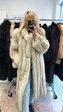 #1 Vintage Silver Fox Coat - Size S/M