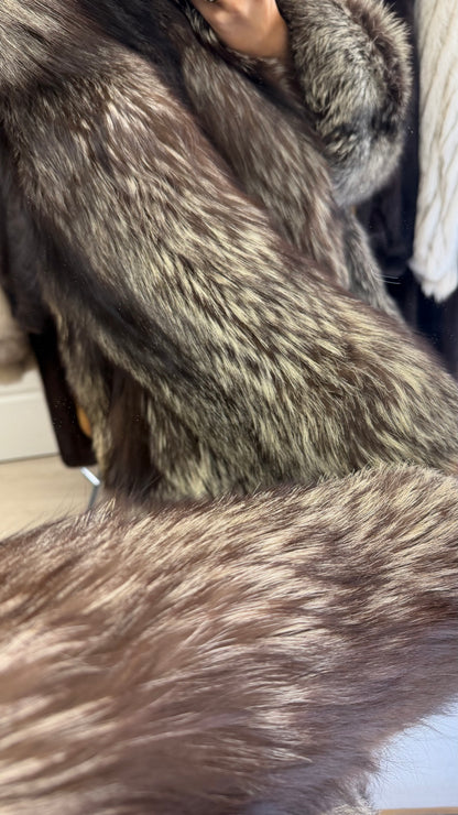 #2 Vintage Silver Fox Jacket Size Medium