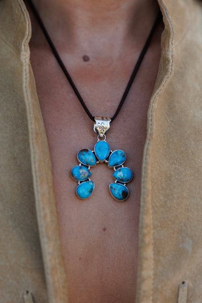 The “Mesa" Kingman Turquoise Pendant Necklace