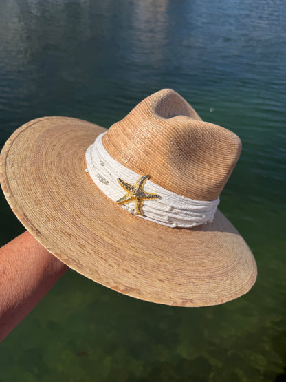 The Sunscape Embellished Straw Panama