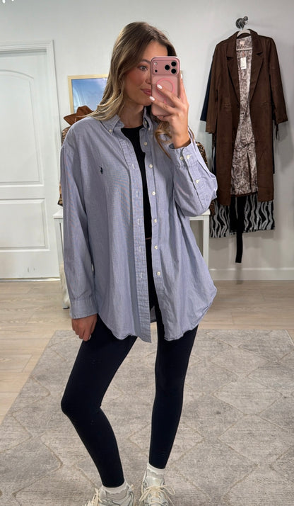 NEW!! Vintage Ralph Lauren Button Up Size S/M