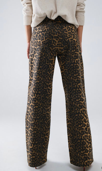 BEST SELLER!! Leopard Denim Pants