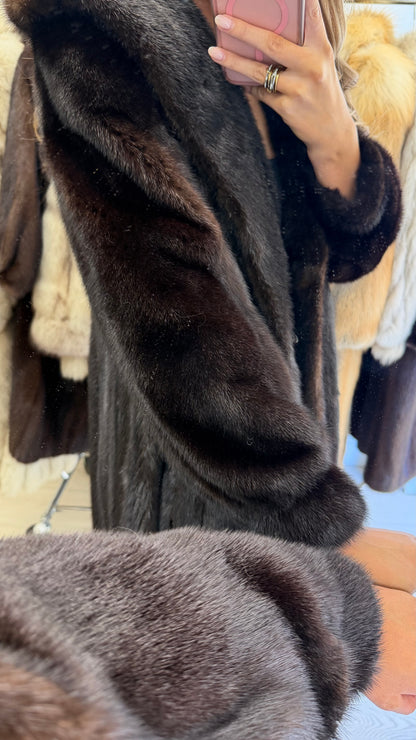 #20 Vintage Ranch Mink Coat Size S/M