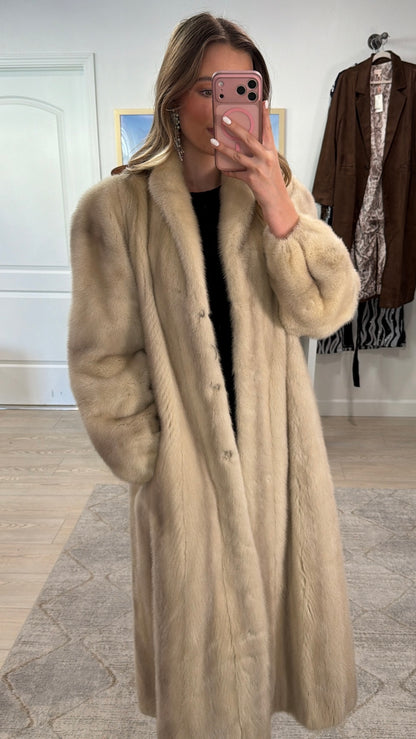 #GB8 Vintage Pastel Mink Coat