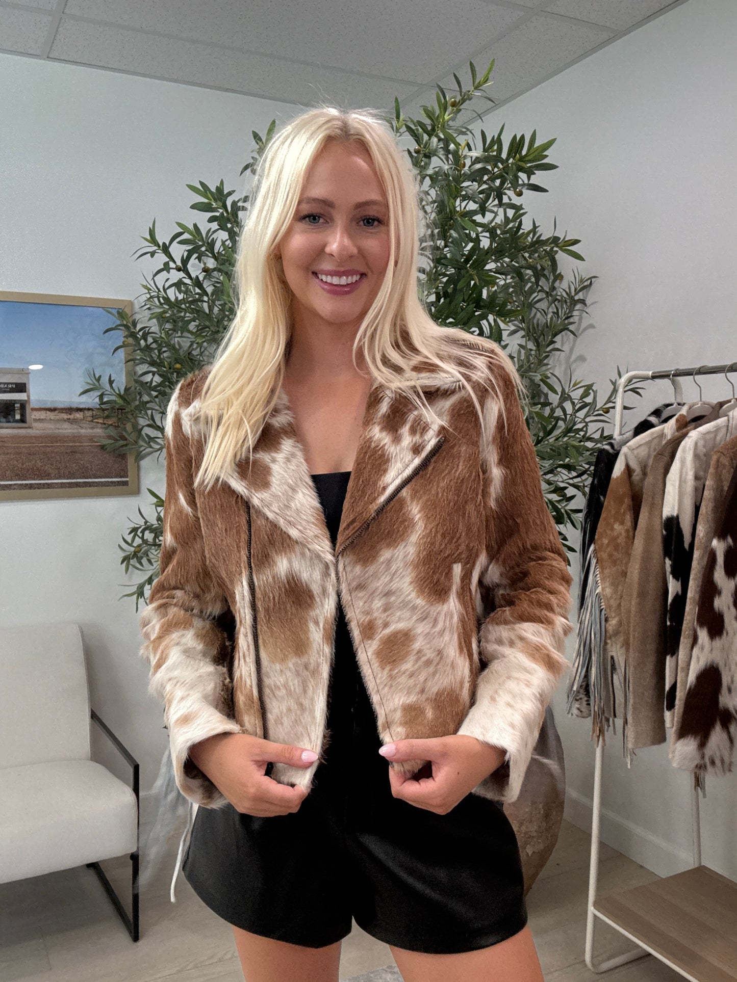 NEW!! Cowhide Jacket #25 - Size Small