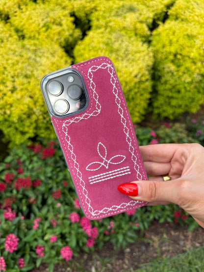 NEW!! Genuine Suede iPhone 16 Cellphone Case