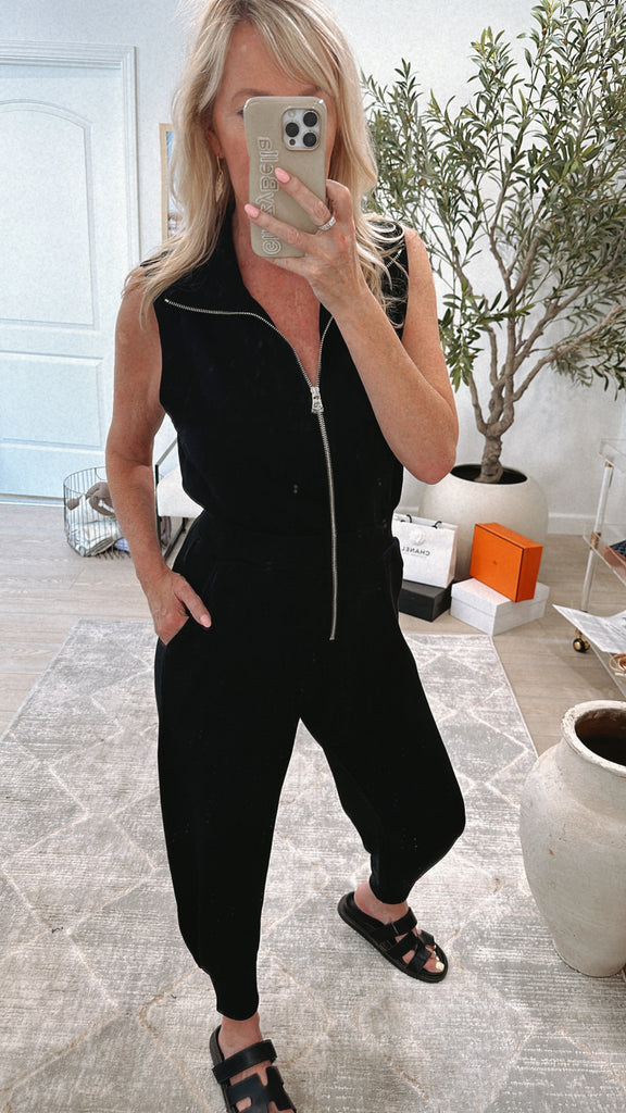 NEW!! Madelyn Jumpsuit in Black by VARLEY