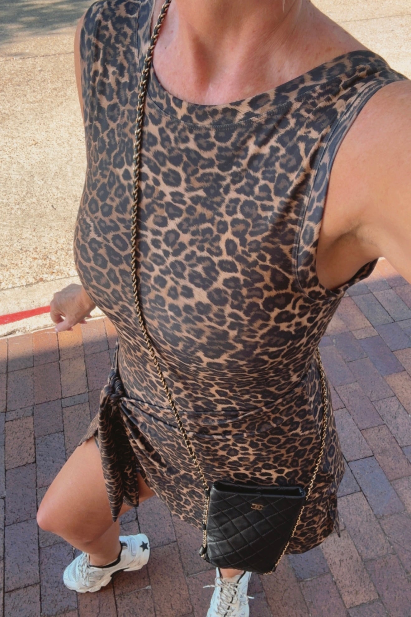 NEW!! Leopard Wrap Athletic Dress