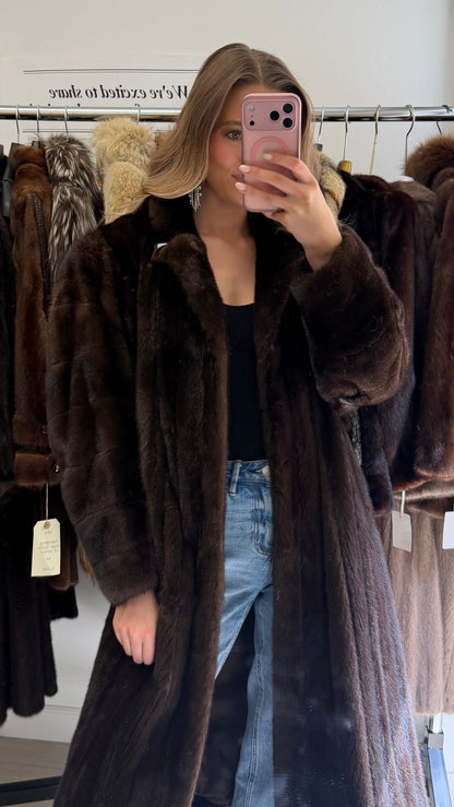 #42 Vintage Demi Buff Mink Coat Size Medium
