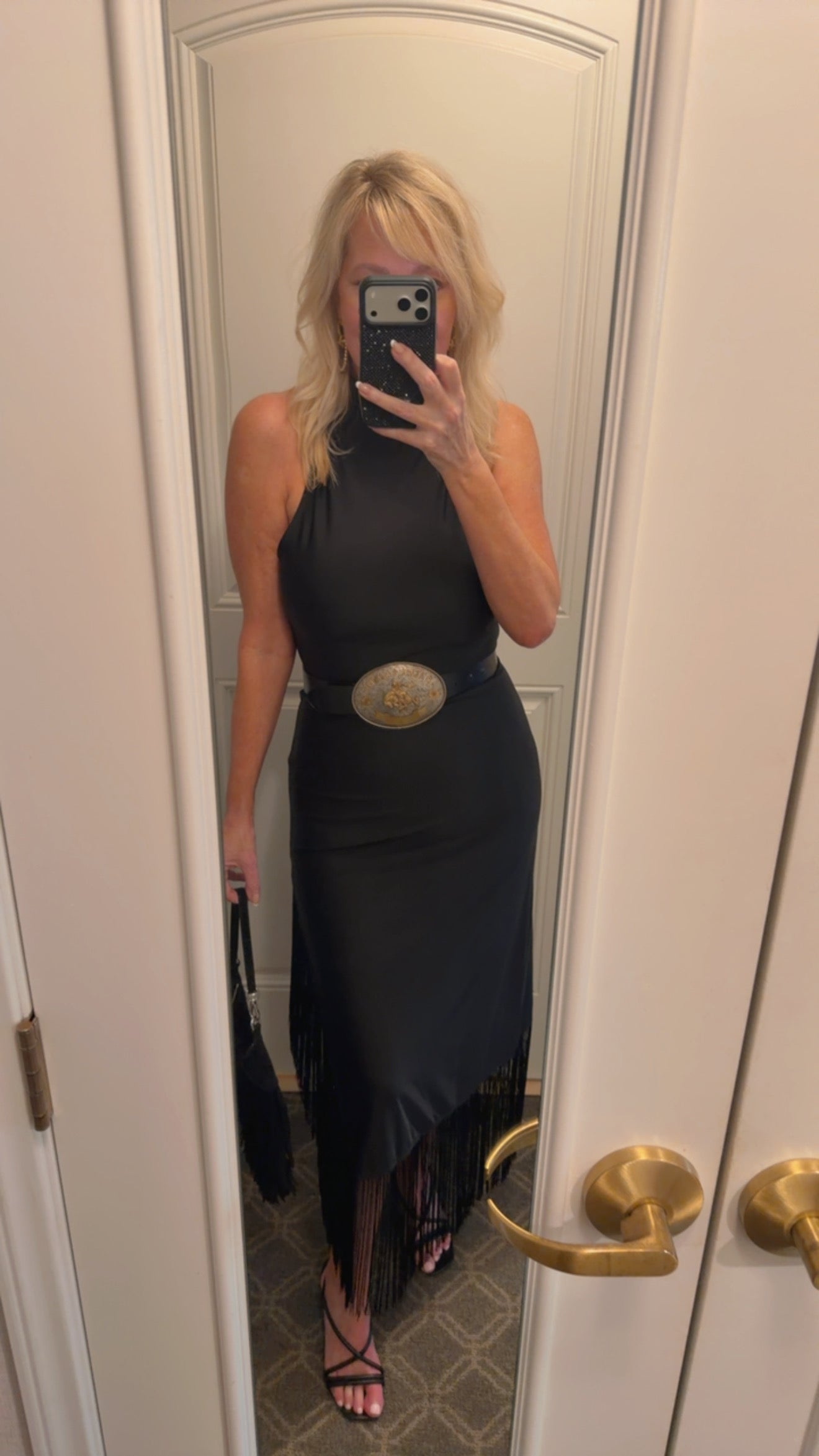 NEW!! Houston Fringe Midi Dress