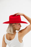 NEW!! Teddy Cattleman Cowboy Hat in Red by Gigi Pip