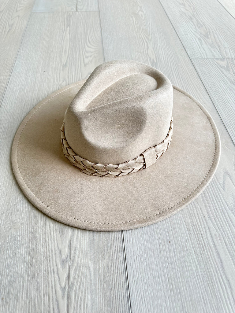 The “Peyton” Faux Suede Cameron Hat in 4 Colors!