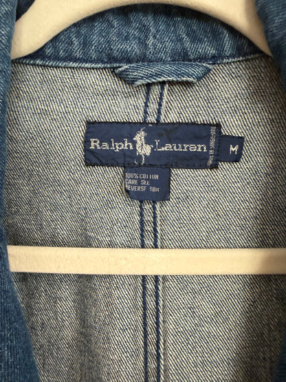 NEW!! Vintage Ralph Lauren Denim Duster Jacket Size Medium