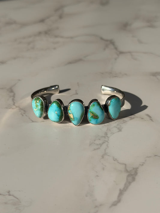 "Dakota" Kingman Turquoise Cuff Bracelet