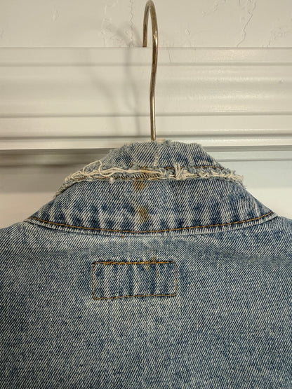 NEW!! Vintage Ralph Lauren Denim American Flag Jacket Size XL