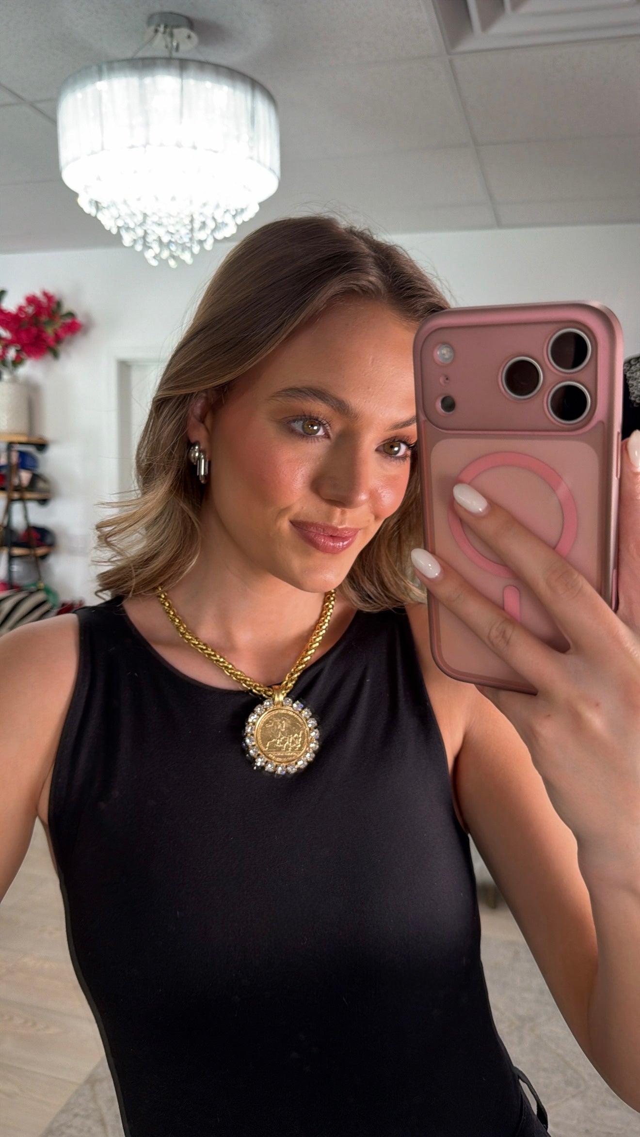 NEW!! Horse and Rhinestone Pendant Necklace