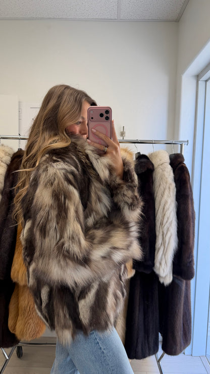 #1 Vintage Cross Fox Jacket Size Medium