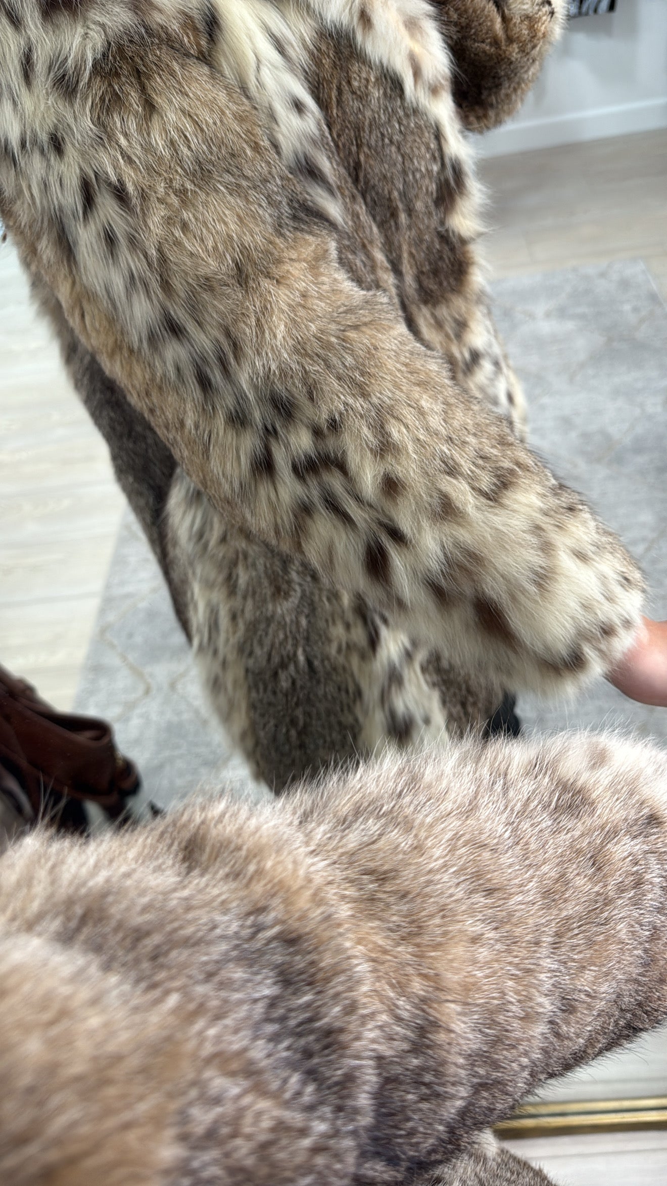 #GB1 Vintage Lynx Fur Jacket